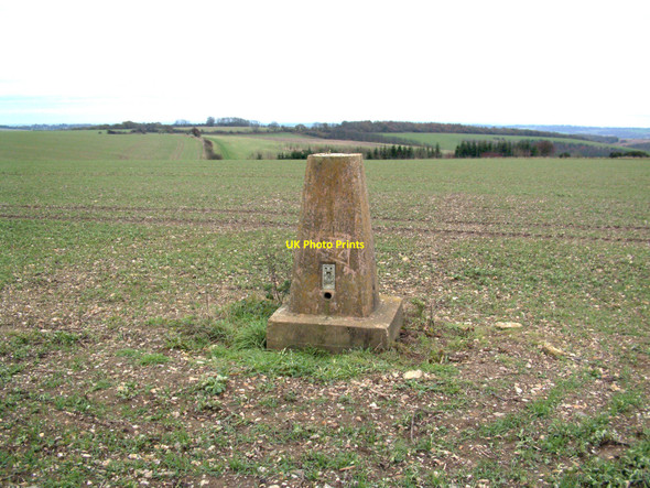 Photo 6"x4" Inkpen Hill - Trig Point Buttermere\/SU3461 c2004