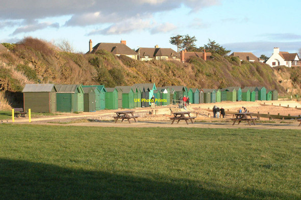 Photo 6"x4" Hill Head - Beach huts Hill Head\/SU5402 c2005