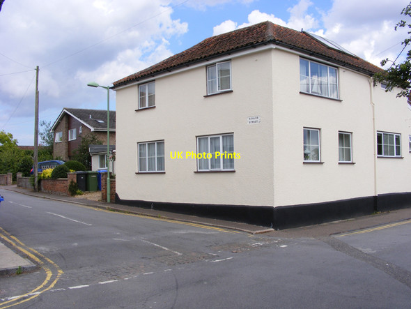 Photo 6"x4" Junction of Outney Road and Scales Street Bungay c2010