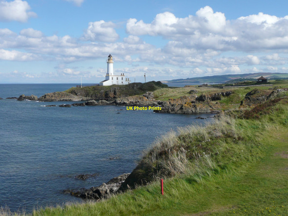 Photo 6"x4" The Turnberry lighthouse from the south Maidens\/NS2107 c2010