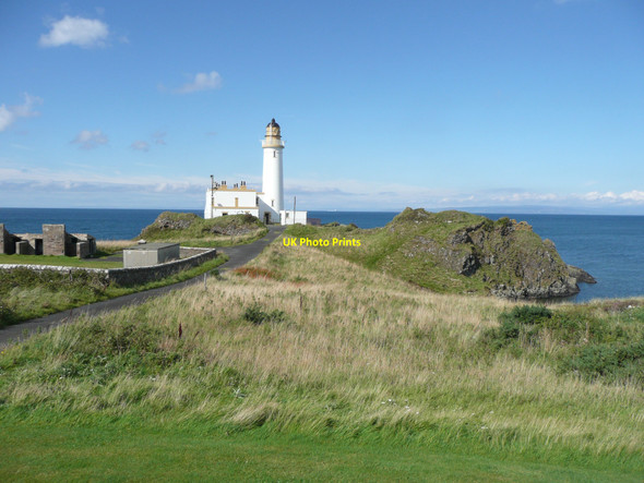 Photo 6"x4" The Turnberry Lighthouse from the east Maidens\/NS2107 c2010