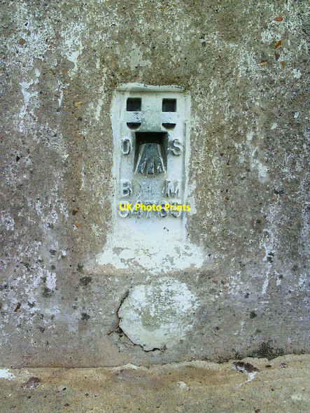 Photo 6"x4" Flush bracket number S4765 on the trig point Ford\/SP7709 c2010