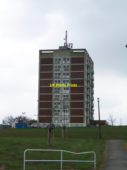 Photo 6"x4" The Fosters Tower Block, Angram Bank, High Green - 2 (April 2010) High Green\/SK3397 c2010