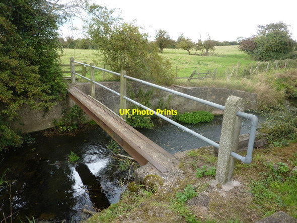 Photo 6"x4" Footbridge by the former Grassthorpe Mill Grassthorpe c2010