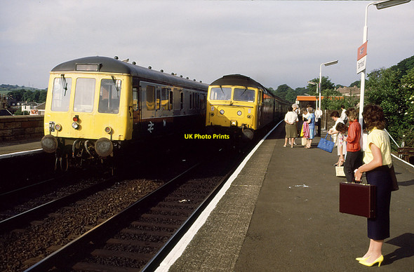Photo 6"x4" Barrhead Station Barrhead c1986