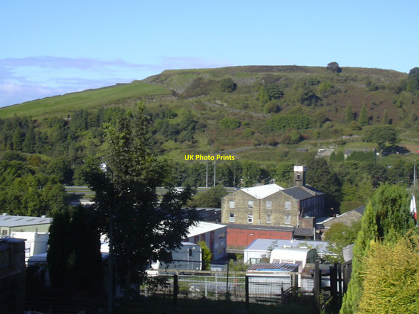 Photo 6"x4" Spring Vale Mill and Hutchbank Quarry, Haslingden, Rossendale Haslingden c2010