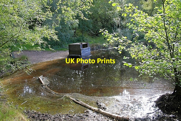 Photo 6"x4" Pond, Mere Pits Brocton\/SJ9619 c2010