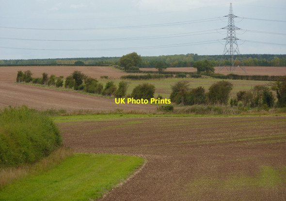 Photo 6"x4" Fields and countryside west of Weston Weston\/SK7767 c2010