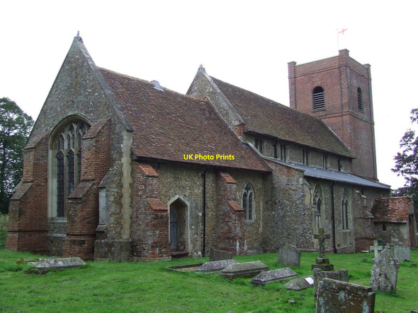 Photo 6"x4" St Margaret of Antioch Cowlinge Cowlinge c2010