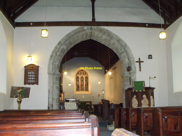 Photo 6"x4" Interior of St. Mary's, Wiston, Pembrokeshire Wiston\/SN0218 c2010