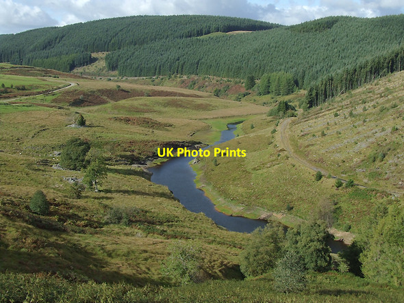 Photo 6"x4" Llyn Brianne in the Camddwr Valley, Ceredigion Llyn Brianne\/SN7951 c2010