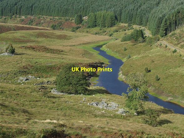 Photo 6"x4" Cwm Camddwr and Llyn Brianne, Ceredigion Cnwch Rhiwhalog c2010