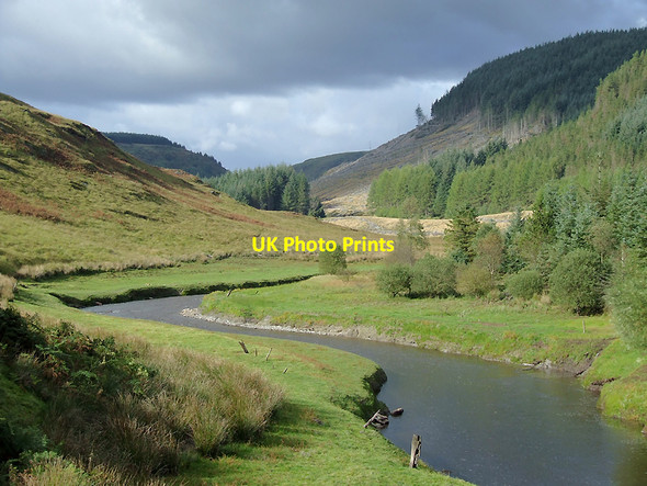 Photo 6"x4" Cwm Tywi from the Tywi Bridge over Llyn Brianne, Ceredigion Bryn Mawr\/SN7953 c2010