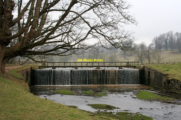 Photo 6"x4" Weir, Studley Royal Park Studley Roger c2008