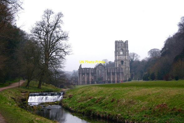 Photo 6"x4" Fountains Abbey Aldfield c2008