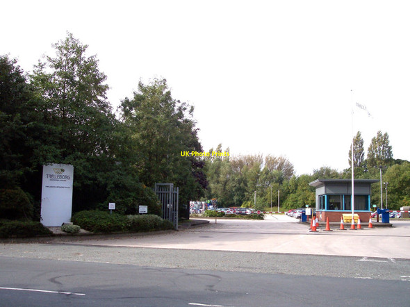 Photo 6"x4" Entrance to engineering site at Stanley Industrial Estate Skelmersdale c2010