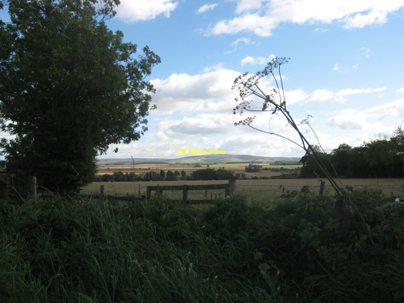 Photo 6"x4" Field and Gate in East Lothian New Town\/NT4470 c2010