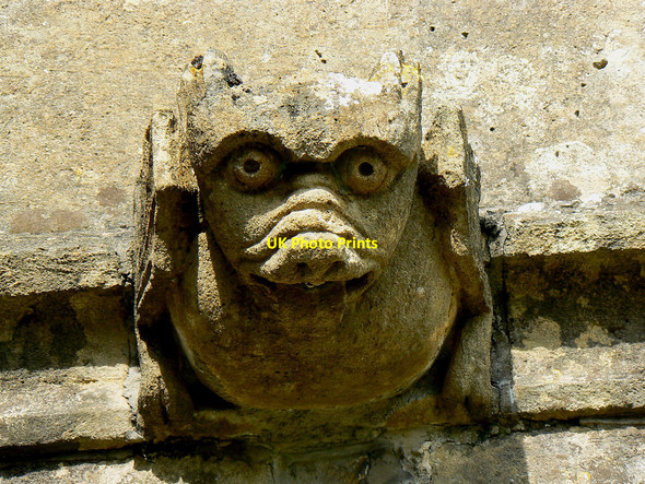Photo 6"x4" Gargoyle, St Mary's Church, Lydiard Tregoze, Swindon (3) Grange Park\/SU1084 c2010
