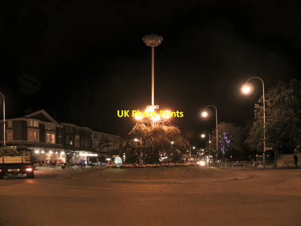 Photo 6"x4" Lord Street\/Duke Street Roundabout Southport c2010