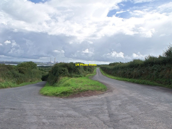 Photo 6"x4" Hairpin bend south of Angle, Pembrokeshire Angle c2010