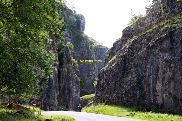 Photo 6"x4" Cheddar Gorge Bradley Cross c2010