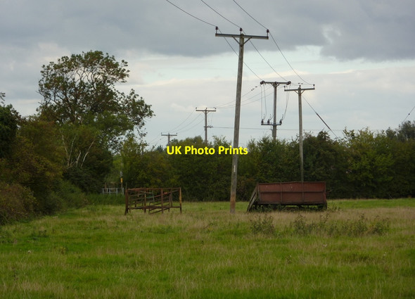 Photo 6"x4" Footpath north to Wood Lane Beckingham\/SK7790 c2010