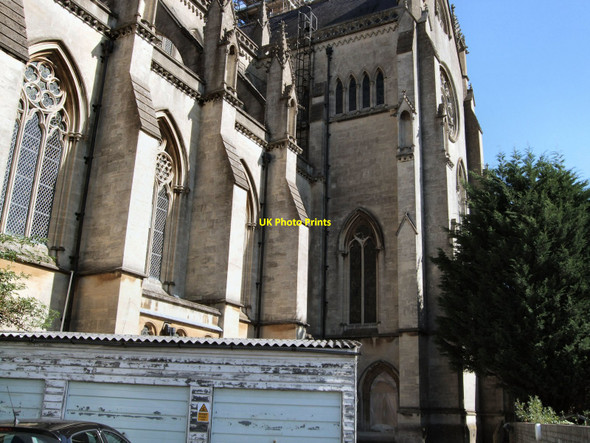 Photo 6"x4" Rear view of Arundel Cathedral Arundel c2010