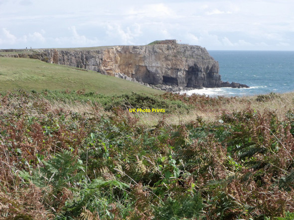Photo 6"x4" St. Govan's Head, Pembrokeshire Bosherston c2010