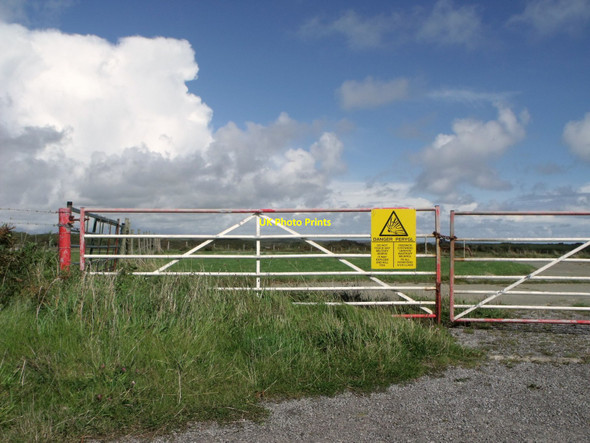 Photo 6"x4" Gates for Army training area, Bosherston, Pembrokeshire Bosherston c2010