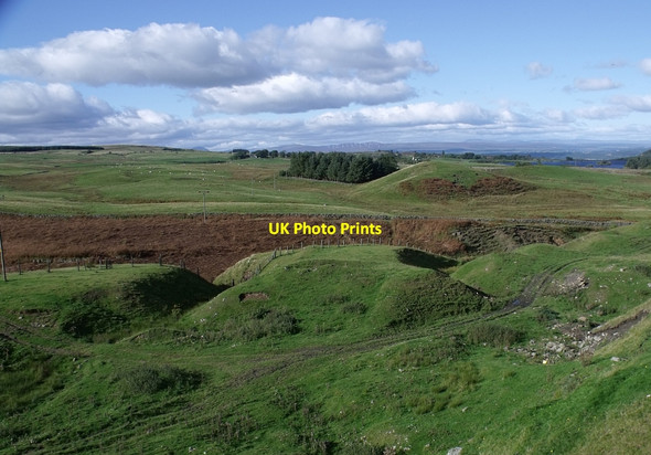 Photo 6"x4" Bannock Burn, spoil heaps Craigend\/NS7887 c2010