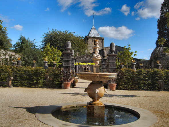 Photo 6"x4" Water Feature in Earl's Garden Arundel c2010
