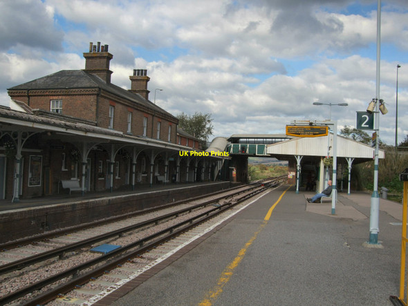Photo 6"x4" Platforms at Arundel Station Arundel c2010