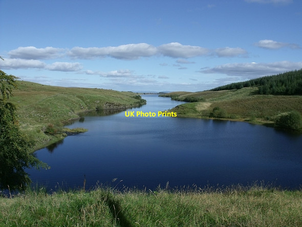 Photo 6"x4" Buckieburn Reservoir Dundaff Hill c2010