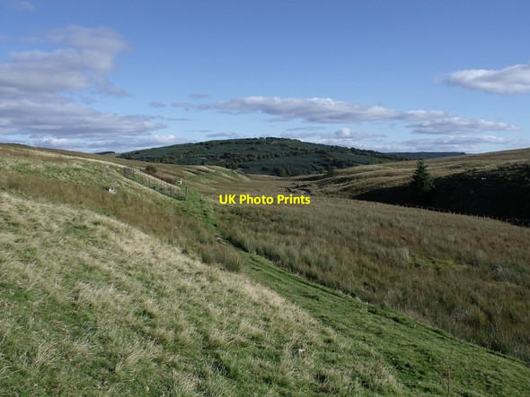Photo 6"x4" The Earl's Burn valley Craigengelt Hill c2010 P1