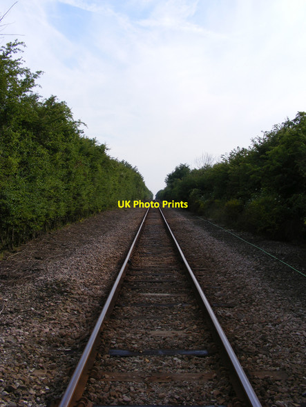 Photo 6"x4" The East Suffolk Line towards Halesworth Westhall\/TM4181 c2010