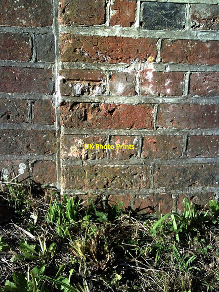 Photo 6"x4" Benchmark on railway bridge at junction of Barnes Way and Monmouth Road Dorchester\/SY6890 c2010