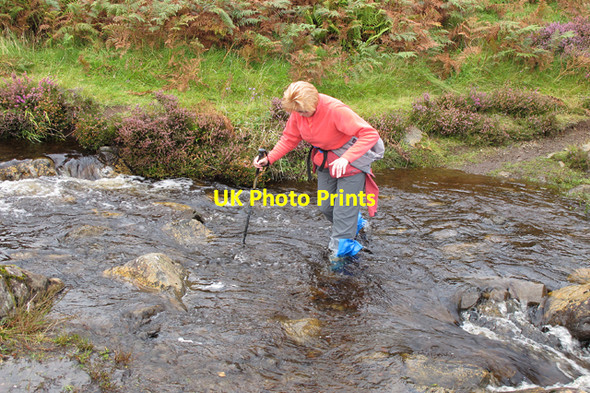 Photo 6"x4" Fording the Brandarsaig burn Beinn na Moine c2010