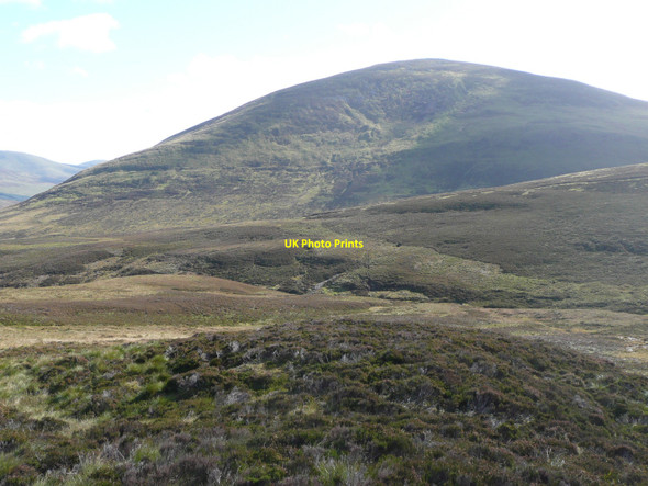 Photo 6"x4" View across Allt Ruigh-chuilein to Ben Vuirich Meall na h-Eilrig\/NN9771 c2010