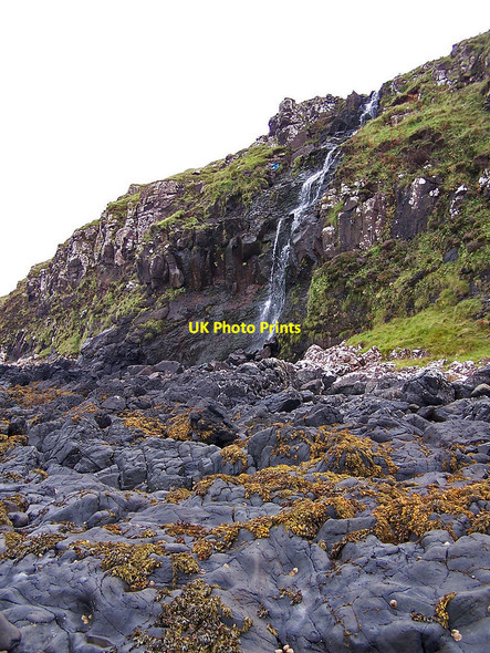 Photo 6"x4" Allt an Ris waterfall Lower Milovaig c2010