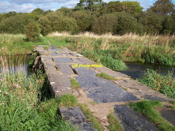 Photo 6"x4" Footpath bridge over Afon Rhyd-hir Pwllheli c2010