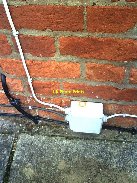 Photo 6"x4" Benchmark on #31 Caldecott Road Abingdon c2010