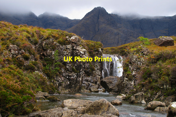 Photo 6"x4" Waterfall on the Allt Coir' a' Mhadaidh Allt Coir' a' Mhadaidh c2010