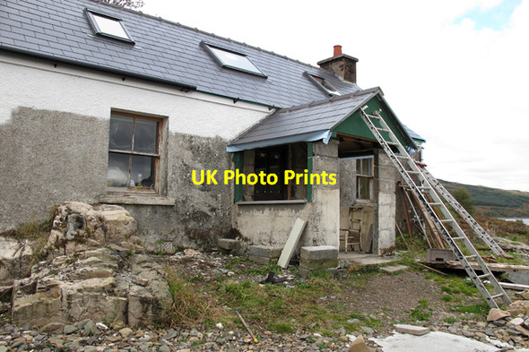 Photo 6"x4" The Ferry Cottage, Kylerhea under renovation Kylerhea\/Caol Reatha c2010