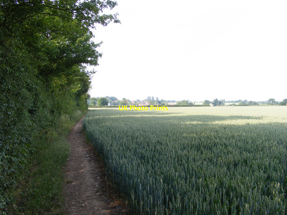 Photo 6"x4" Footpath towards Redisham Redisham c2010