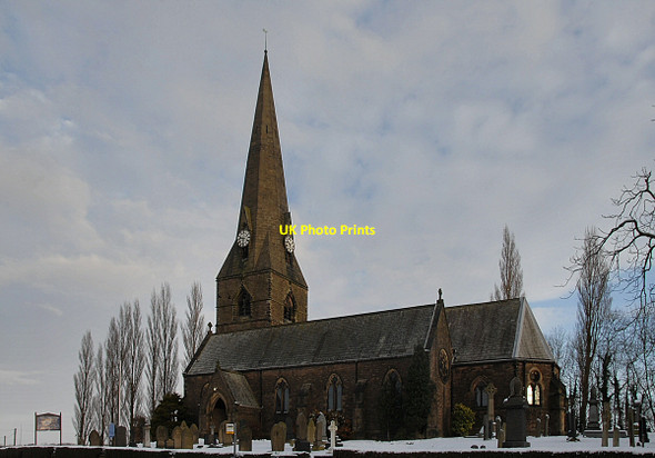 Photo 6"x4" Parish Church of All Saints Bamber Bridge c2010