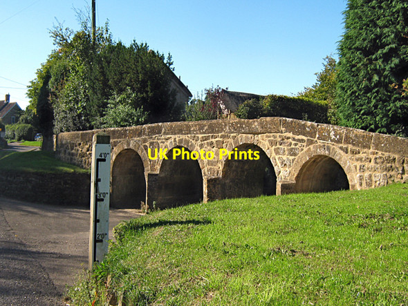 Photo 6"x4" Packhorse Bridge, Dowlish Wake Ilminster c2010