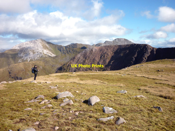 Photo 6"x4" On the east ridge of Mullach nan Coirean Meall a' Chaorainn\/NN1165 c2010