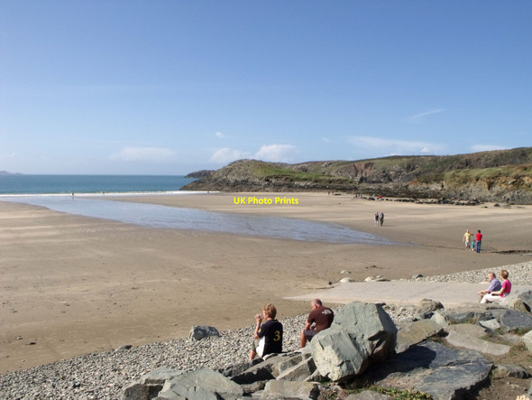 Photo 6"x4" Trwynhwrddyn north of Whitesands beach, Pembrokeshire Treleddyd-fawr c2010