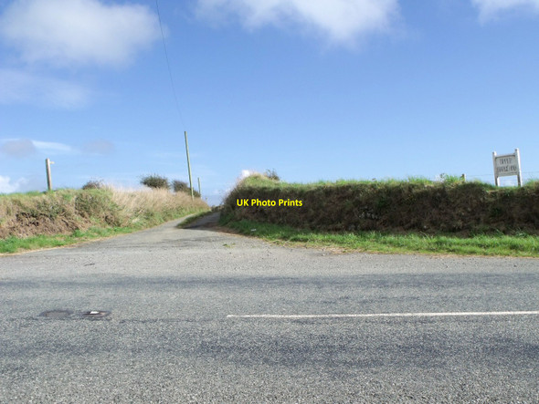 Photo 6"x4" Entrance to Upper Harglodd east of St. David's Vachelich c2010