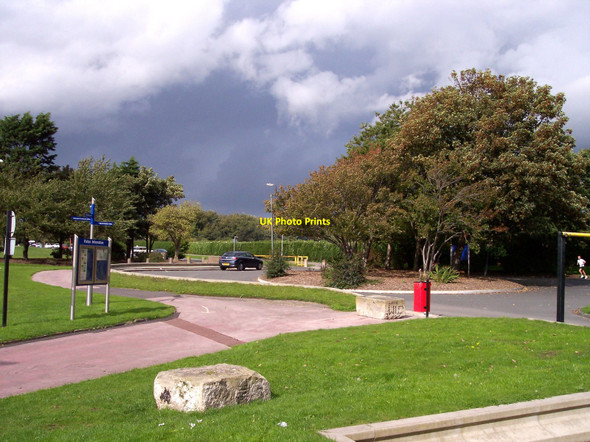 Photo 6"x4" Roundabout on the Promenade Aigburth c2010